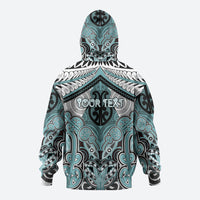 Aotearoa Iwi Ngati Paoa Personalised Hoodie Maori Kowhaiwhai Pattern