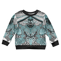 Aotearoa Iwi Ngati Paoa Personalised Kid Ugly Christmas Sweater Maori Kowhaiwhai Pattern