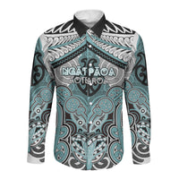 Aotearoa Iwi Ngati Paoa Personalised Long Sleeve Button Shirt Maori Kowhaiwhai Pattern