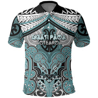 Aotearoa Iwi Ngati Paoa Personalised Polo Shirt Maori Kowhaiwhai Pattern