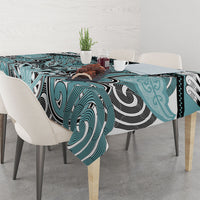 Aotearoa Iwi Ngati Paoa Tablecloth Maori Kowhaiwhai Pattern