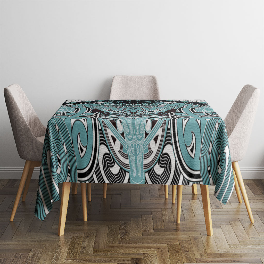 Aotearoa Iwi Ngati Paoa Tablecloth Maori Kowhaiwhai Pattern