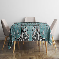 Aotearoa Iwi Ngati Paoa Tablecloth Maori Kowhaiwhai Pattern