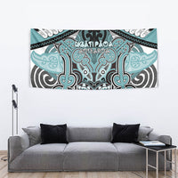 Aotearoa Iwi Ngati Paoa Tapestry Maori Kowhaiwhai Pattern
