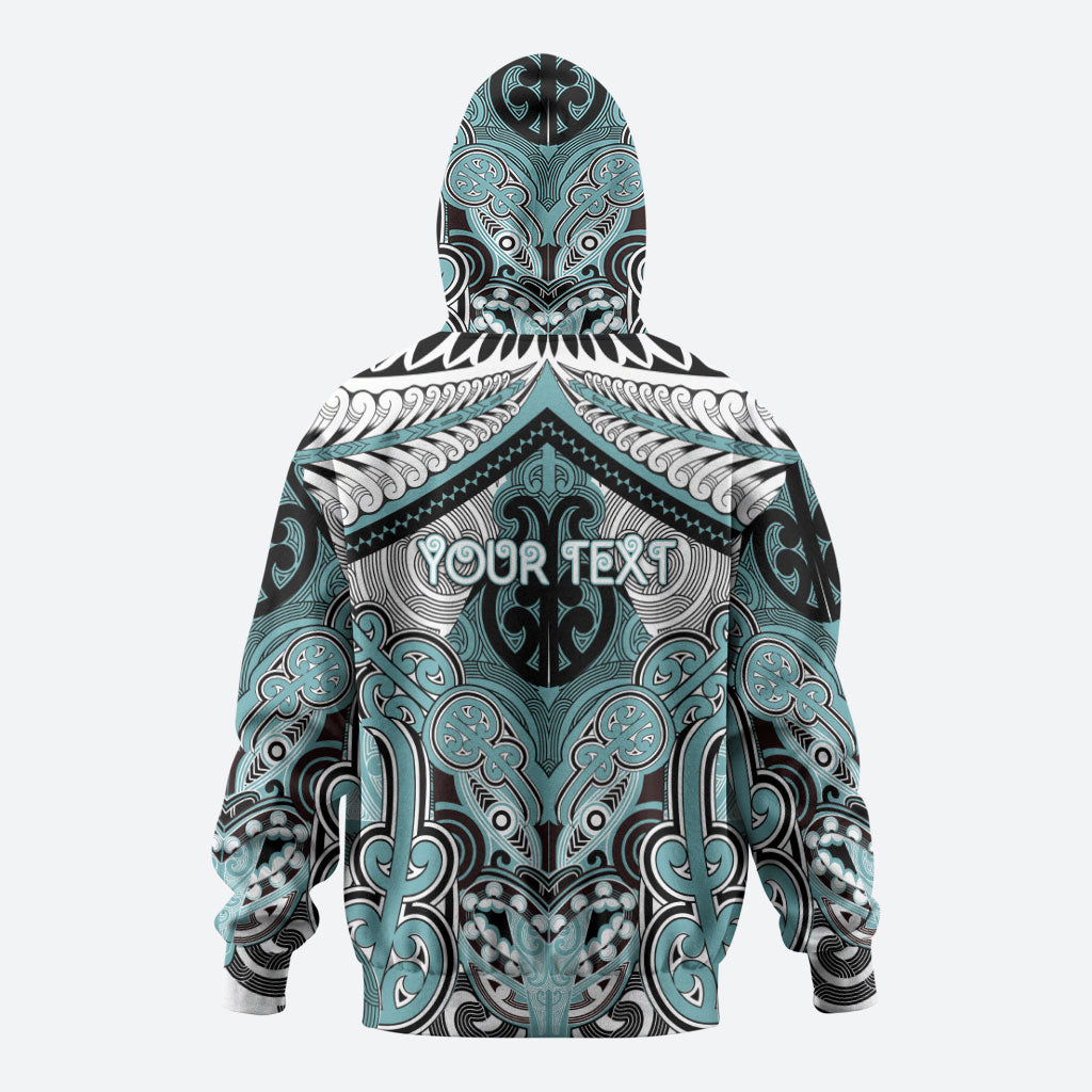 Aotearoa Iwi Ngati Paoa Personalised Zip Hoodie Maori Kowhaiwhai Pattern
