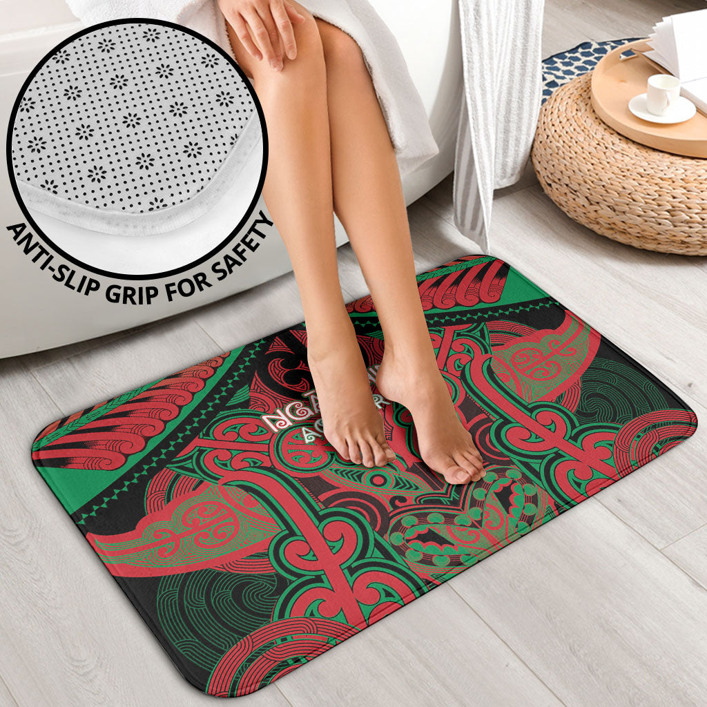 Aotearoa Iwi Ngati Hine Bathroom Set Maori Kowhaiwhai Pattern