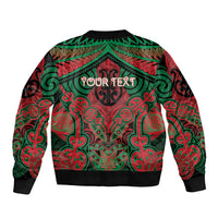 Aotearoa Iwi Ngati Hine Personalised Bomber Jacket Maori Kowhaiwhai Pattern