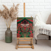 Aotearoa Iwi Ngati Hine Canvas Wall Art Maori Kowhaiwhai Pattern