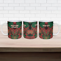 Aotearoa Iwi Ngati Hine Personalised Ceramic Mug Maori Kowhaiwhai Pattern
