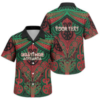 Aotearoa Iwi Ngati Hine Personalised Family Matching Summer Maxi Dress and Hawaiian Shirt Maori Kowhaiwhai Pattern