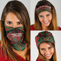 Aotearoa Iwi Ngati Hine Neck Gaiter Maori Kowhaiwhai Pattern
