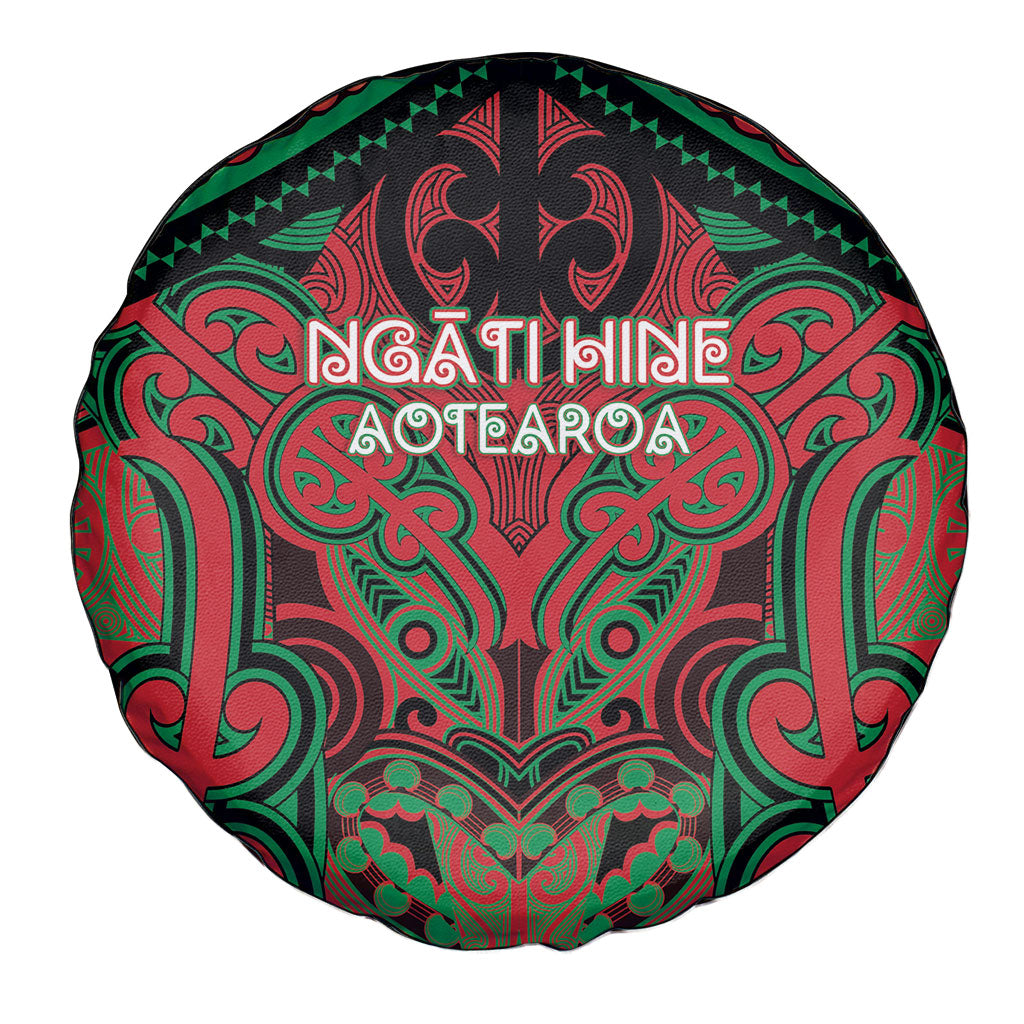 Aotearoa Iwi Ngati Hine Spare Tire Cover Maori Kowhaiwhai Pattern
