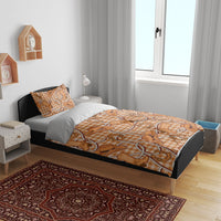 Brown Hawaii Palaka Cowboy Bedding Set Hawaiian Paniolo Festival Spirit LT19 - Polynesian Pride