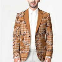 Brown Hawaii Palaka Cowboy Blazer Hawaiian Paniolo Festival Spirit LT19 - Polynesian Pride
