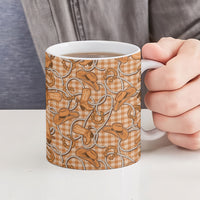 Brown Hawaii Palaka Cowboy Ceramic Mug Hawaiian Paniolo Festival Spirit LT19 - Polynesian Pride