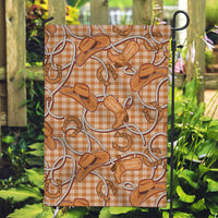 Brown Hawaii Palaka Cowboy Garden Flag Hawaiian Paniolo Festival Spirit LT19 Garden Flag Brown - Polynesian Pride