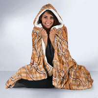 Brown Hawaii Palaka Cowboy Hooded Blanket Hawaiian Paniolo Festival Spirit LT19 - Polynesian Pride