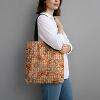 Brown Hawaii Palaka Cowboy Tote Bag Hawaiian Paniolo Festival Spirit LT19 - Polynesian Pride