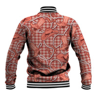 Red Hawaii Palaka Cowboy Baseball Jacket Hawaiian Paniolo Festival Spirit LT19 - Polynesian Pride