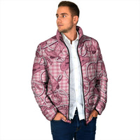 Pink Hawaii Palaka Cowboy Padded Jacket Hawaiian Paniolo Festival Spirit LT19 - Polynesian Pride