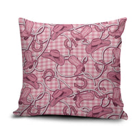 Pink Hawaii Palaka Cowboy Pillow Cover Hawaiian Paniolo Festival Spirit LT19 Pink - Polynesian Pride