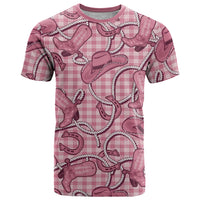 Pink Hawaii Palaka Cowboy T Shirt Hawaiian Paniolo Festival Spirit LT19 Pink - Polynesian Pride