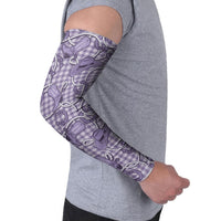 Purple Hawaii Palaka Cowboy Arm Sleeves Hawaiian Paniolo Festival Spirit LT19 - Polynesian Pride