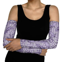 Purple Hawaii Palaka Cowboy Arm Sleeves Hawaiian Paniolo Festival Spirit LT19 - Polynesian Pride