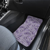 Purple Hawaii Palaka Cowboy Car Mats Hawaiian Paniolo Festival Spirit LT19 - Polynesian Pride