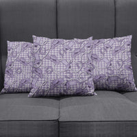 Purple Hawaii Palaka Cowboy Pillow Cover Hawaiian Paniolo Festival Spirit LT19 - Polynesian Pride
