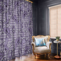 Purple Hawaii Palaka Cowboy Window Curtain Hawaiian Paniolo Festival Spirit LT19 - Polynesian Pride