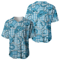 Blue Hawaii Palaka Cowboy Baseball Jersey Hawaiian Paniolo Festival Spirit LT19 - Polynesian Pride