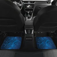 New Zealand Takahe Personalised Car Mats Silver Fern Galaxy Polynesian Pattern
