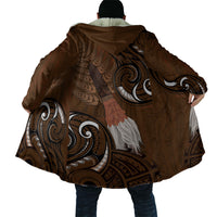 New Zealand Taiaha Cloak Maori Weapon Silver Fern Maori Pattern
