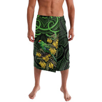 New Zealand Parakeet Bird Lavalava Maori Kakariki Kowhai Maori Pattern