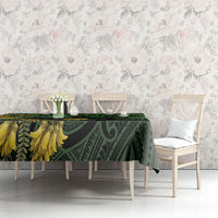 New Zealand Parakeet Bird Tablecloth Maori Kakariki Kowhai Maori Pattern