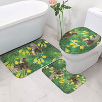 Bellbird New Zealand Personalised Bathroom Set Kowhai Flower Maori Pattern