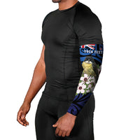 Tomtit New Zealand Personalised Arm Sleeves Miromiro Manuka Flower Maori Pattern