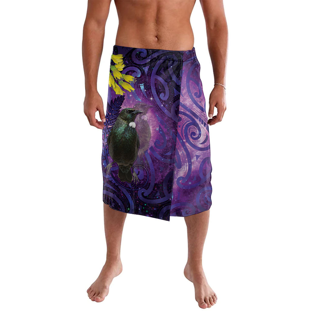 New Zealand Tui Bird Matariki Lavalava Kowhai Flower Silver Fern Galaxy Maori Pattern