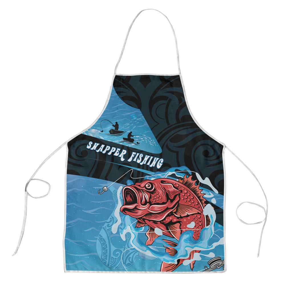 Snapper Fishing New Zealand Apron Tamure Fish Hook Maori Pattern