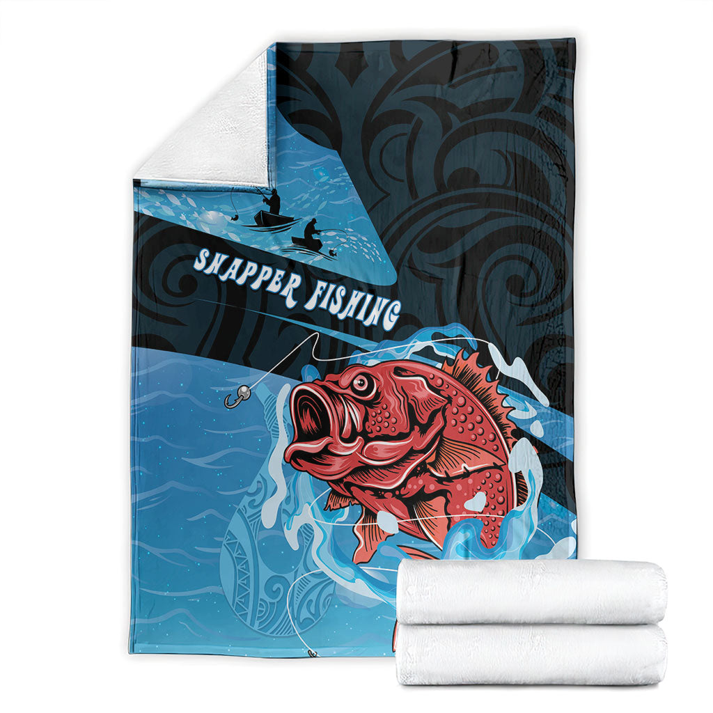 Snapper Fishing New Zealand Blanket Tamure Fish Hook Maori Pattern