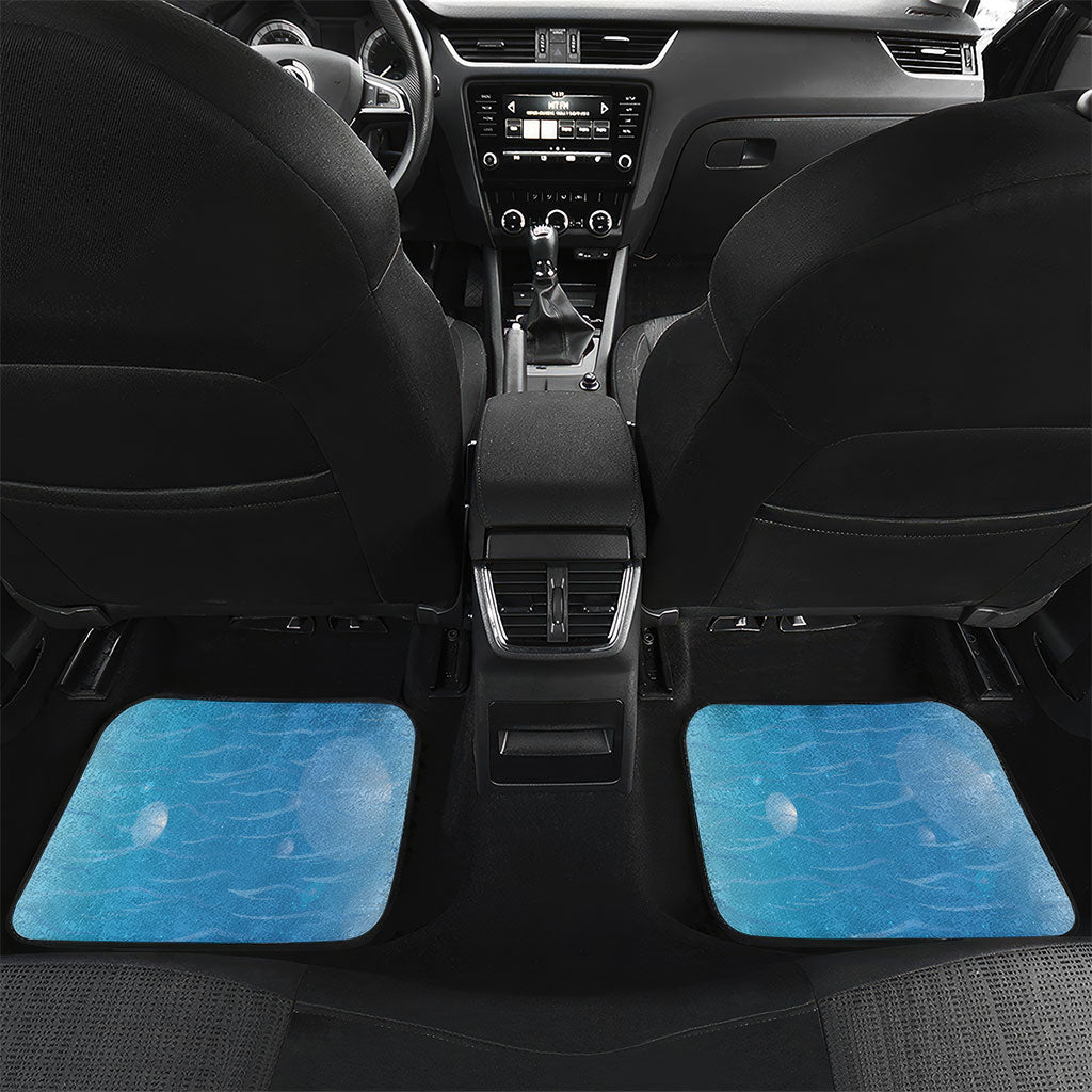 Personalised Snapper Fishing New Zealand Car Mats Tamure Fish Hook Maori Pattern