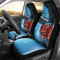 Snapper Fishing New Zealand Car Seat Cover Tamure Fish Hook Maori Pattern