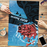 Snapper Fishing New Zealand Puzzle Tamure Fish Hook Maori Pattern