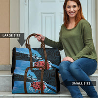 Snapper Fishing New Zealand Travel Bag Tamure Fish Hook Maori Pattern