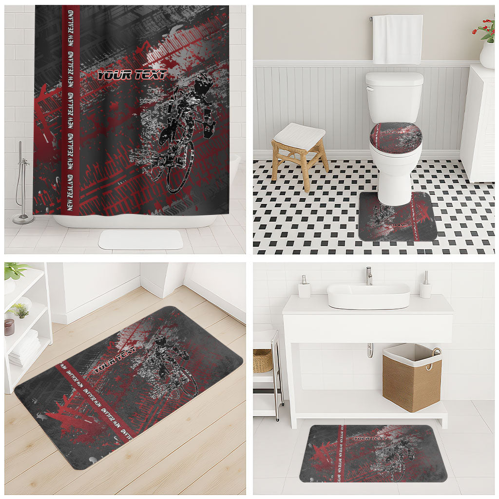 Personalised Cycling New Zealand Bathroom Set Aotearoa Pride Sportswear