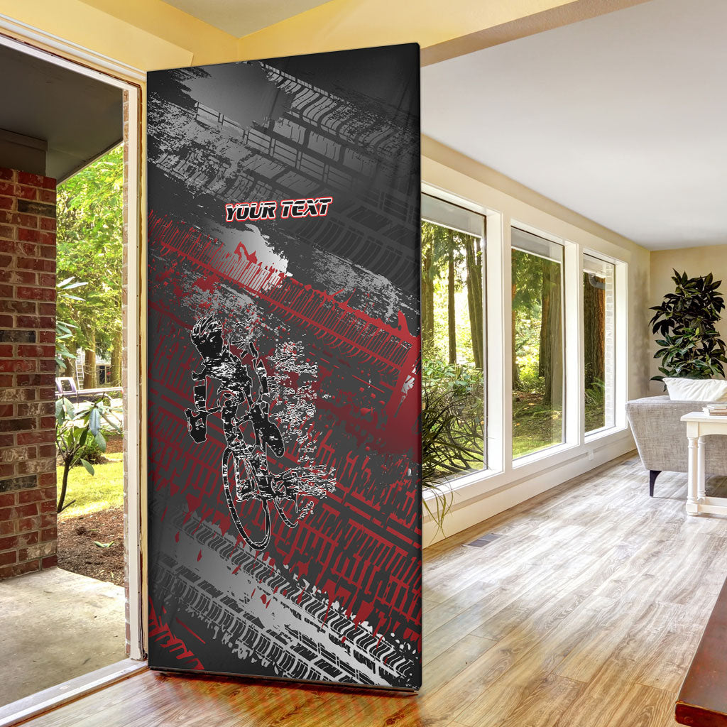 Personalised Cycling New Zealand Door Cover Aotearoa Pride Sportswear