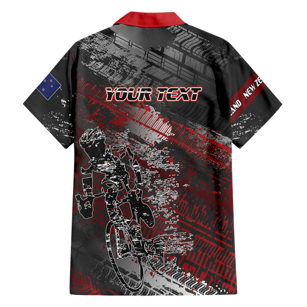 Personalised Cycling New Zealand Family Matching Off Shoulder Maxi Dress and Hawaiian Shirt Aotearoa Pride Sportswear