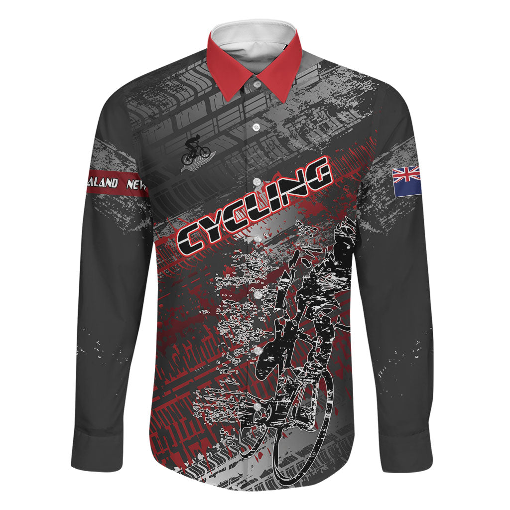 Personalised Cycling New Zealand Family Matching Off Shoulder Maxi Dress and Hawaiian Shirt Aotearoa Pride Sportswear