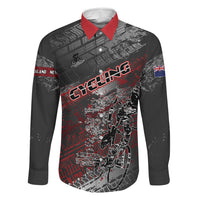 Personalised Cycling New Zealand Family Matching Off Shoulder Maxi Dress and Hawaiian Shirt Aotearoa Pride Sportswear